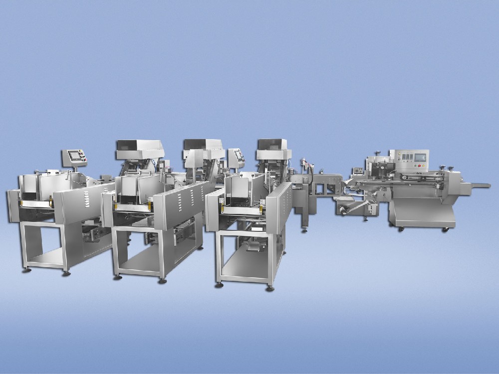 One drag three plastic packaging machine